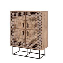 Hanah Home Quantum Solo - Fade Pino Atlántico y Negro